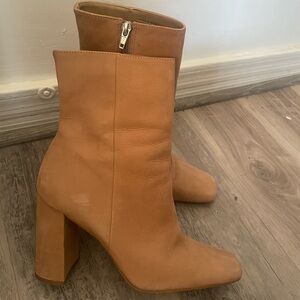 Steve Madden Camel Heeled Boots